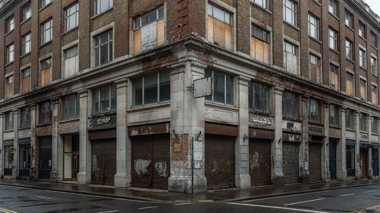 The London Trocadero building on Coventry Street awaiting redevelopment