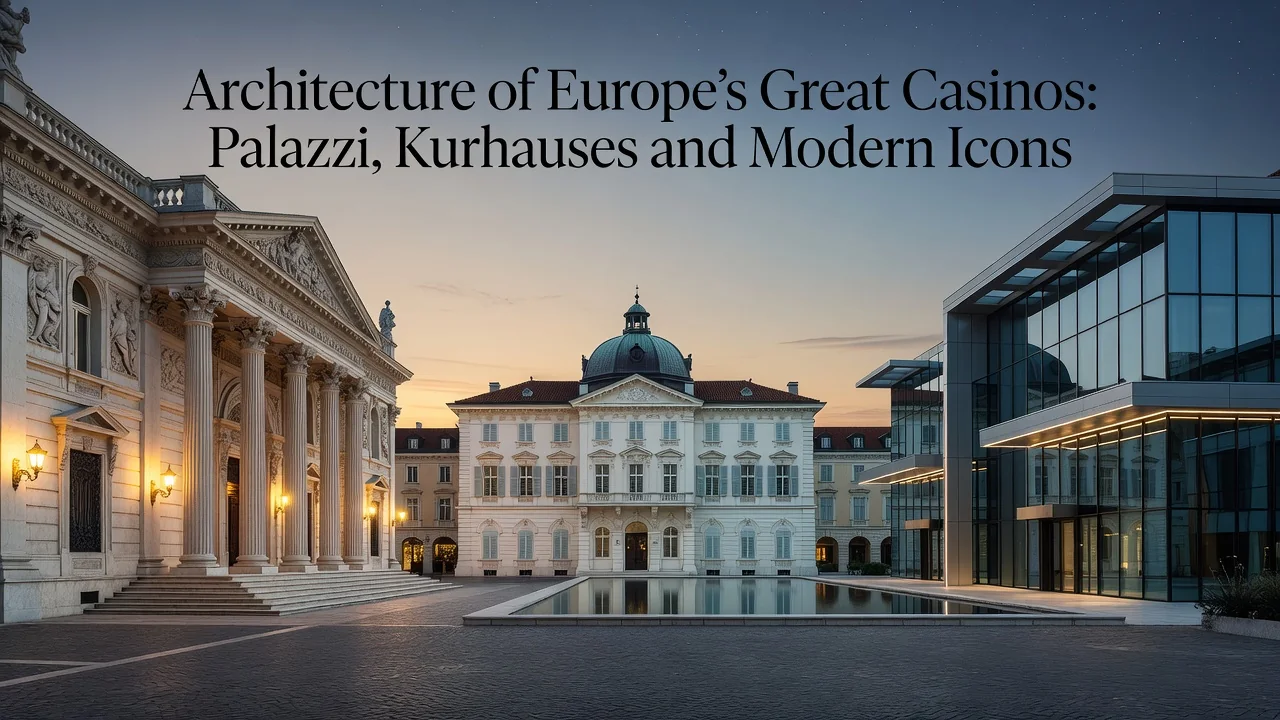 Architecture of Europe’s Great Casinos: Palazzi, Kurhauses and Modern Icons